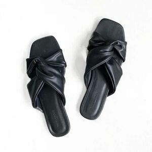 Twisted Knot Leather Sandal -NEW